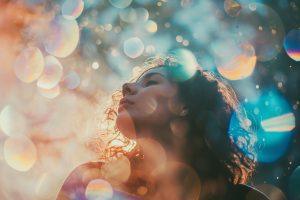 artistic mellow portrait of a woman with bokeh effect picjumbo com scaled