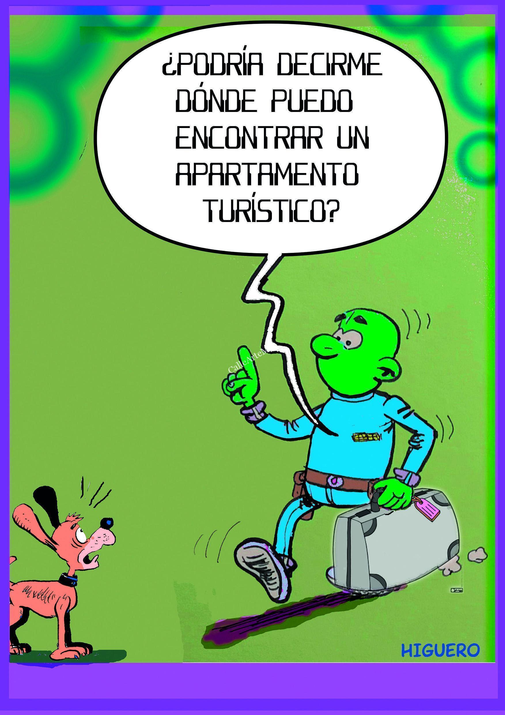 Apartamentos turísticos hasta el infinito y más allá | ARTERNATIVAS 17 Chiste Grafico Apartamentos turisticos hasta el infinito y mas alla
