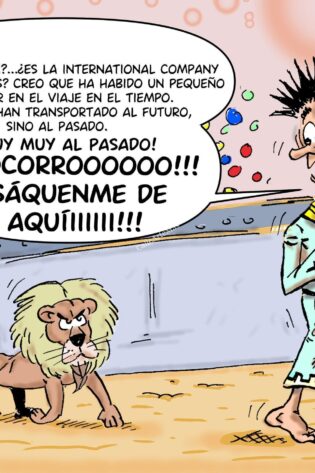 21 Chiste Grafico El viajero al pasado