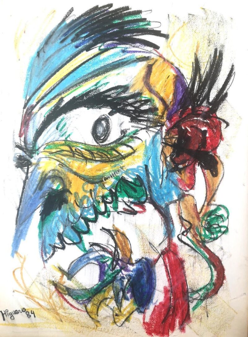 29 Personaje rascandose la oreja CHARACTER SCRATCHING HIS EAR 1984