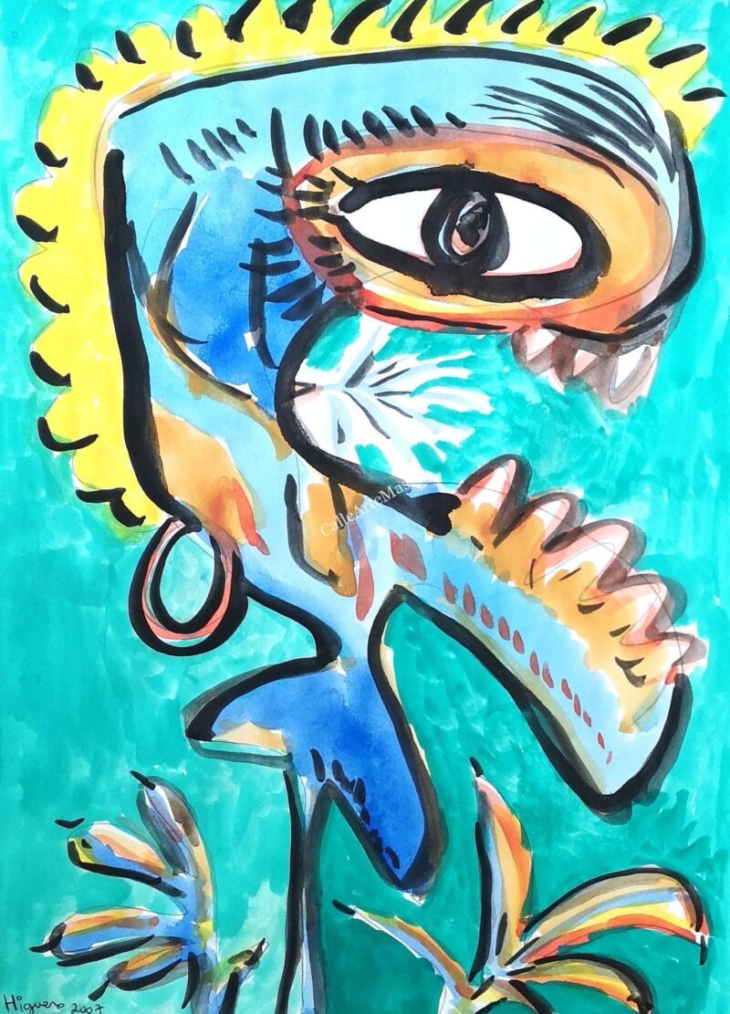 34 Mujer rubia despeinada WOMAN BLONDE DISHEVELED 2007