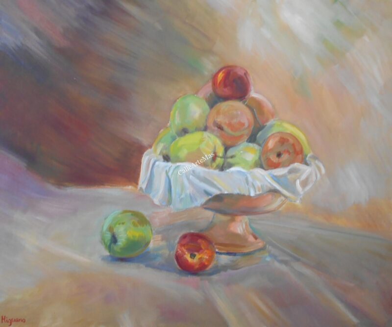 6 Bodegon con manzanas 2012