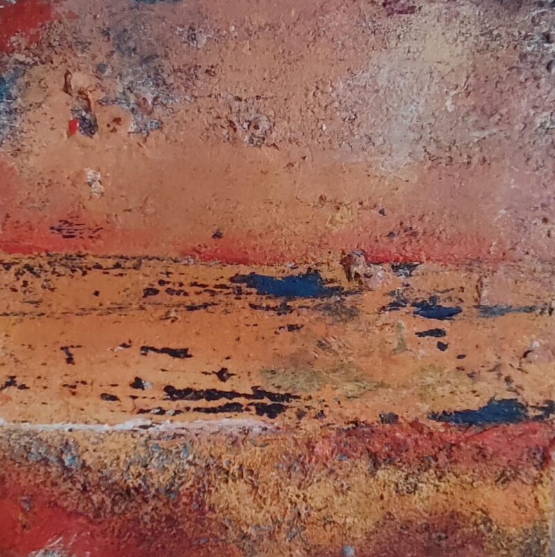 atardecer 20 CM X 20 CM