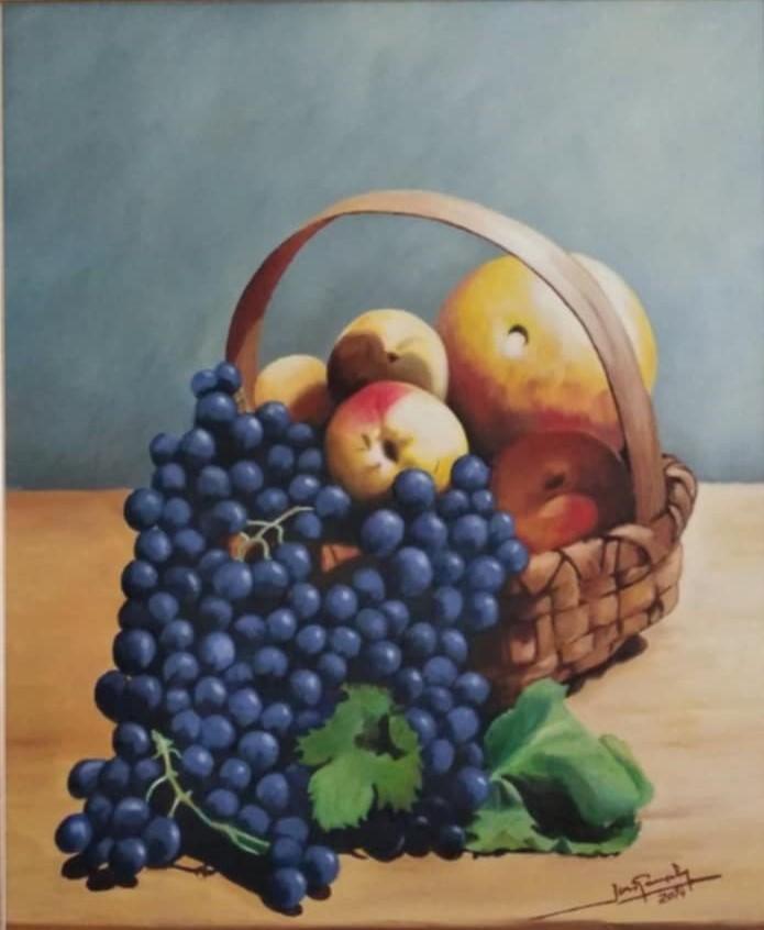 cesta com fruta