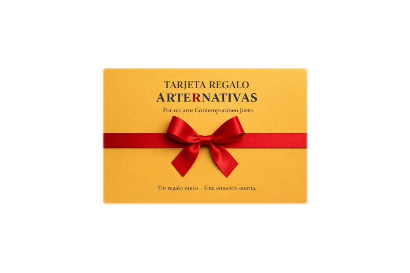 Tarjeta regalo ARTERNATIVAS — regala arte contemporáneo original