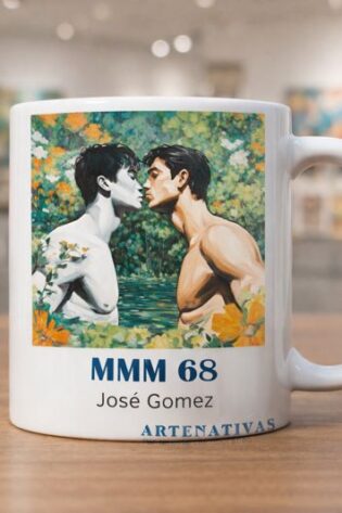 Taza de cerámica reutilizable