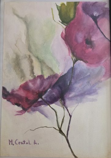 Flores en Acuarela
