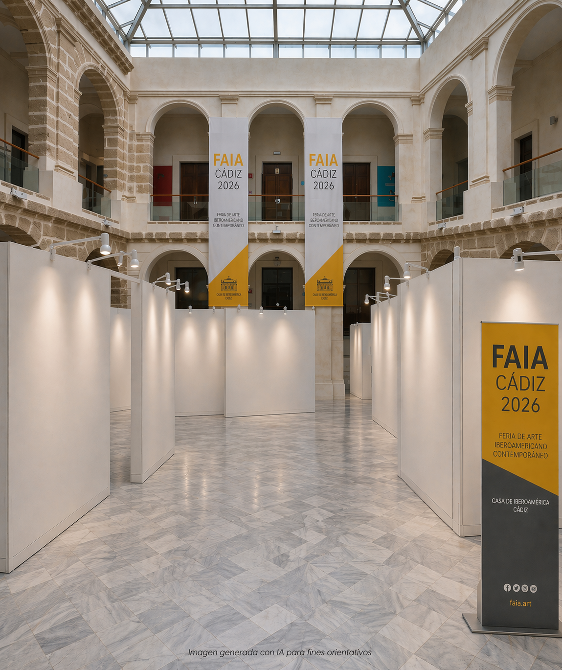 Vista frontal panel FAIA