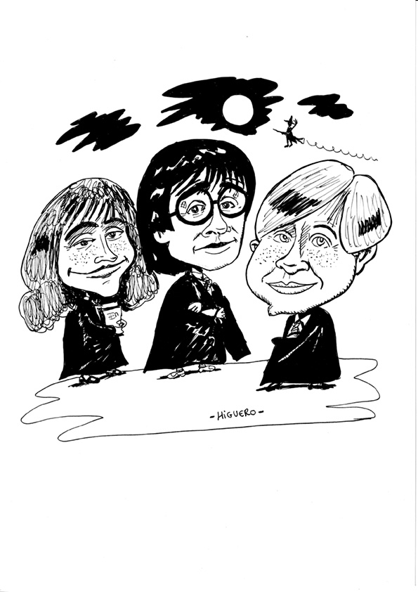 Tienda de arte contemporáneo | ARTERNATIVAS caricaturas de Harry Potter
