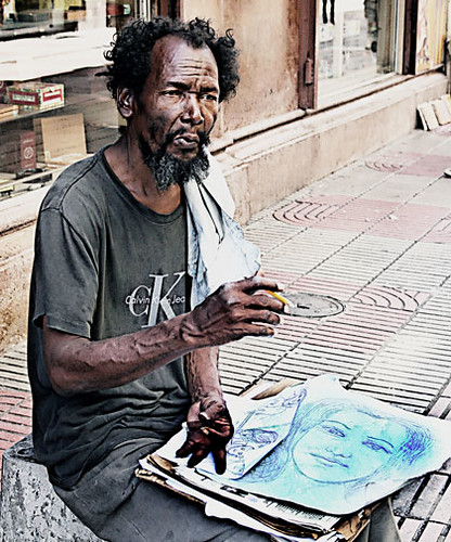 Artista independiente vendiendo sin galería