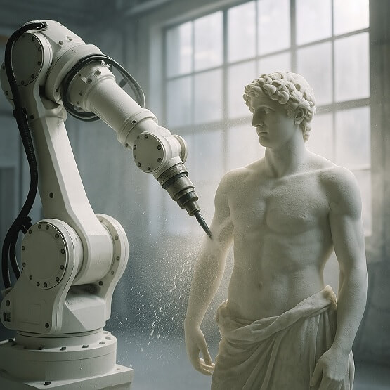 Escultura generada con inteligencia artificial: el debate sobre arte e inteligencia artificial alcanza también al volumen y la obra tridimensional