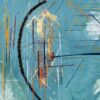 Postal A5 con «Órbita», obra abstracta de Catalina González