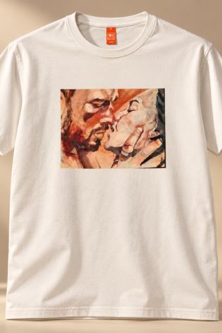 Camiseta «El beso» Lucienne Frijns